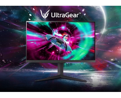 Монитор LG 27GR93U-B 27" 27GR93U-B 2xHDMI, DP, USB, Audio, IPS, 3840x2160, 144Hz, 1ms, DCI-P3 95%, G-SYNC, FreeSync, Pivot, HDR400