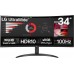 Монитор LG 34WR50QK-B 34" 34WR50QK-B 2xHDMI, DP, Audio, VA, 3440x1440, 21:9, 100Hz, sRGB 99%, CURVED, FreeSync, HDR10