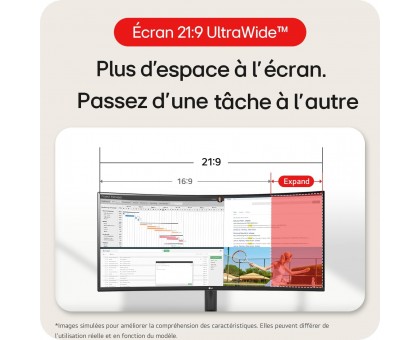 Монитор LG 34WR50QK-B 34" 34WR50QK-B 2xHDMI, DP, Audio, VA, 3440x1440, 21:9, 100Hz, sRGB 99%, CURVED, FreeSync, HDR10