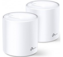 Система WiFi-Mesh TP-LINK Deco X60 AX3000, 1xGE LAN, 1xGE WAN, 1мод (DECO-X60-2-PACK)