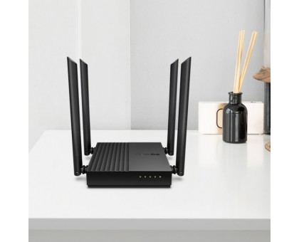 Маршрутизатор TP-LINK ARCHER C64 AC1200, 4xGE LAN, 1xGE WAN, MESH Маршрутизатор TP-LINK ARCHER C64 AC1200, 4xGE LAN, 1xGE WAN, MESH