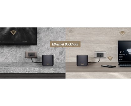 Система WiFi-Mesh ASUS 90IG07M0-MO3C10 ZenWiFi XD4 PLUS AX1800, 1xGE LAN, 1xGE WAN, 1мод, чорний