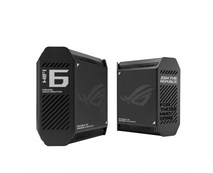 Система WiFi-Mesh ASUS 90IG07F0-MU9A20 ROG Rapture GT6 AX10000, 3xGE LAN, 1x2.5GE WAN, 1xUSB 3.2, 2мод, чорний