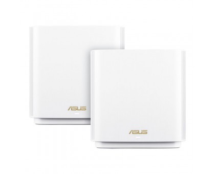 Система WiFi-Mesh ASUS 90IG0590-MO3A40 ZenWiFi XT8 v2 AX6600, 3xGE LAN, 1x2.5GE WAN, 1xUSB3.1, 2мод, білий, EU-UK