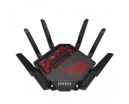Маршрутизатор ASUS 90IG0850-MO9A0V GT-BE19000 BE-19000 1x10GE LAN, 3x2.5GE LAN, 1x10GE WAN/LAN, 1x2.5GE WAN/LAN, 1xUSB3.2, 1xUSB2.0, MESH