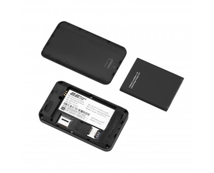 Мобильный маршрутизатор 2E 694743655346 PowerLink (MiFi-2) LTE, Wi-Fi4, 1xType-C, 1xCRC9, 2100мА•ч черный