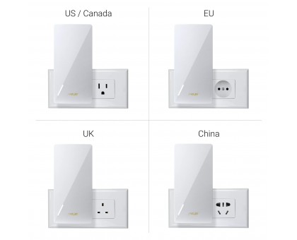 Розширювач покриття WiFi ASUS 90IG09J0-MU0C00 RP-BE58 AX3000 1xGE LAN, MESH EU-UK Розширювач покриття WiFi ASUS 90IG09J0-MU0C00 RP-BE58 AX3000 1xGE LAN, MESH EU-UK