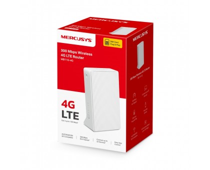 Маршрутизатор MERCUSYS MB110-4G N300, 4G/LTE, 1xFE LAN, 1xFE WAN