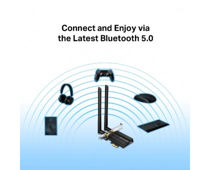 WiFi-адаптер TP-LINK Archer TX50E AX3000, PCI-Express x1, BT5.0