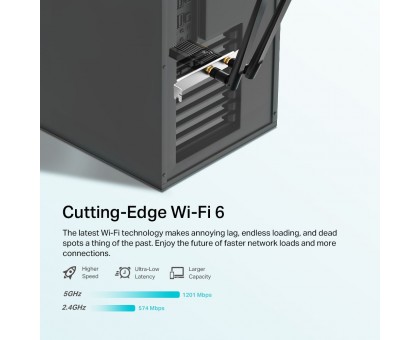 Адаптер WiFi TP-LINK Archer TX20E AX1800, PCI-Express x1, BT5.2