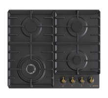 Варочная поверхность Gorenje GW642CLB газовая, 60см, чугун, черный