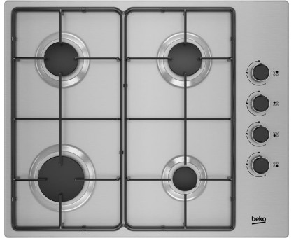 Варочная поверхность Beko HIGG64123SX газовая, 60см, нерж