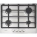 Варочная поверхность Whirlpool TKRL660IX газовая, 60см, чугун, турбо-конфорка, нерж
