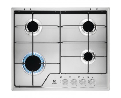 Варильна поверхня Electrolux KGS6424SX газова, 60см, нерж