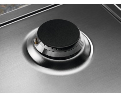 Варочная поверхность Electrolux KGS64362XX газовая, 60см, чугун, нерж