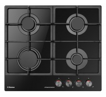 Варочная поверхность Hansa BHKS610505 газовая, 59см, чугун, черный