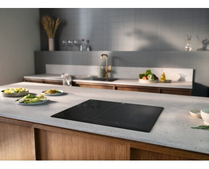 Варочная поверхность Electrolux EIS67453 индукционная, 60см, расширенная зона, датчик кипения, датчик жарки, Hob2Hood, черный