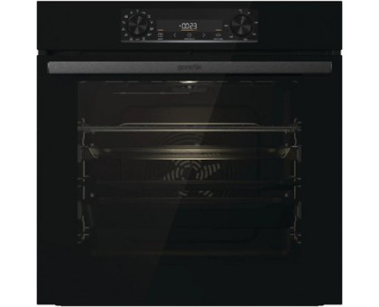 Духова шафа Gorenje BOS6737E20FBG електрична, 77л, A+, пара, дисплей, чорний