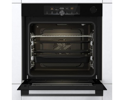 Духова шафа Gorenje BSA6747A04BG електрична, 77л, A+, пара, дисплей, чорний