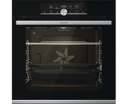 Духова шафа Gorenje BPSX6747A05BG духова електрична, 77л, A+, дисплей, піроліз, чорний