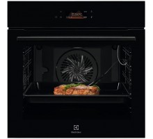 Духова шафа Electrolux KOEBP39Z електрична, 71л, A++, пара, дисплей, конвекція, піроліз, телескопічні напрямні, чорний