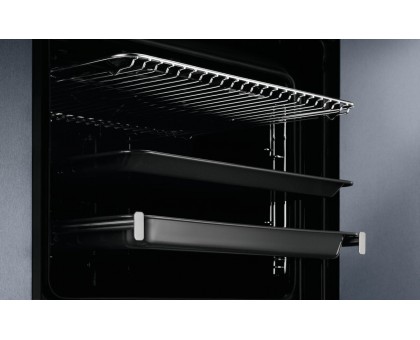 Духовой шкаф Electrolux EOD5H70BZ электрический, 65л, А, пар, дисплей, конвекция, телескопические направляющие, черный