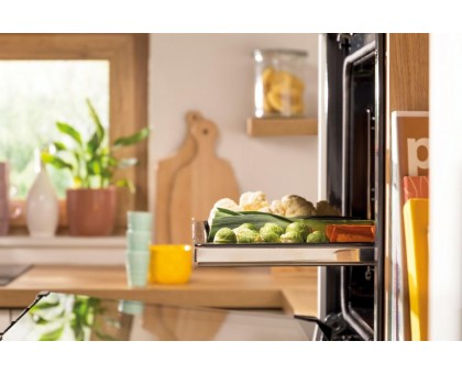 Духовой шкаф Gorenje BPS6737E14BG электрический, 77л, A+, пар, дисплей, пиролиз, черный