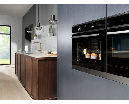 Духовой шкаф Electrolux EOD3F40BX электрический, 65л, A, пар, дисплей, конвекция, нерж