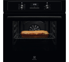 Духовой шкаф Electrolux EOF3H40BK электрический, 65л, A, дисплей, конвекция, черный