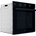 Духова шафа Whirlpool OMSK58CU1SB електрична, 71л, A+, дисплей, конвекція, телескопічні напрямні, пара, чорний