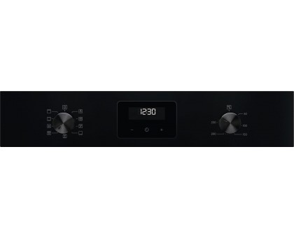Духовой шкаф Electrolux LOF3H10BK электрический, 65л, A, дисплей, конвекция, телескопические направляющие, черный