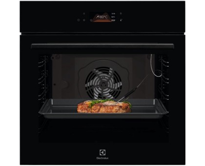 Духовой шкаф Electrolux LOD8C39Z электрический, 72л, A+, пар, дисплей, конвекция, телескопические направляющие, черный