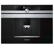 Кавомашина Siemens CT718L1B0 вбудована, 2.4л, зерно+мелена, автомат.капуч, LED-дисплей, авторецептів -29, чорний