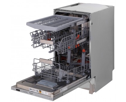 Посудомийна машина Hotpoint HSIO3O23WFE вбудована, 10компл., A++, 45см, дисплей, 3й кошик, білий