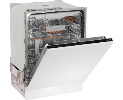 Посудомоечная машина Gorenje GV673C65 встраиваемая, 16компл., A+++, 60см, инвертор, Wi-Fi, сенсорное упр, 3 корзины, белый
