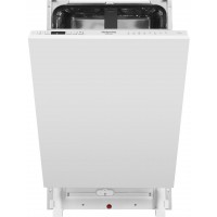Посудомийна машина Hotpoint вбудована, 10компл., A++, 45см, дисплей, 3й кошик, білий
