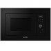 Мікрохвильова піч Gorenje BM201AG1BG вбудовувана, 20л, електр. управл., 800Вт, гриль, дисплей, чорний
