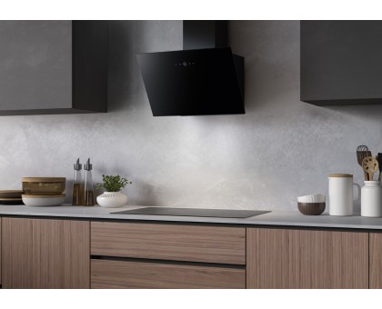 Витяжка Faber 330.0567.491 похила, 60см, 1160м.куб/год,  VRT BK A60 2LS, чорний