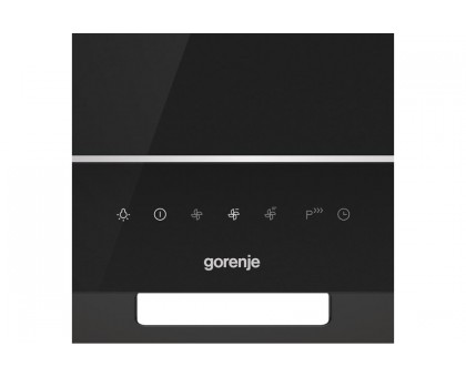 Витяжка Gorenje WHI649B21S похила, 60см, 639м.куб/год, чорний