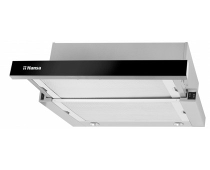 Вытяжка Hansa OTS6226IH телескопическая, 60см, 425м3ч, черный+нерж