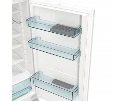 Вбуд. холодильник з мороз. камерою Gorenje NRKI418EE1, 177х55х54см, 2 двері, 180(68)л, А+, NF+, Зона св-ті, Внутр. Диспл, Білий