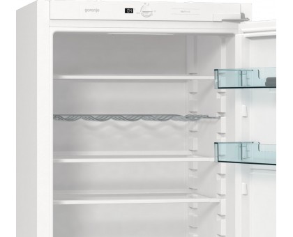 Вбуд. холодильник з мороз. камерою Gorenje NRKI418EE1, 177х55х54см, 2 двері, 180(68)л, А+, NF+, Зона св-ті, Внутр. Диспл, Білий