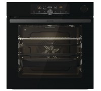 Духовой шкаф Gorenje BPSA6747A08BG электрический, 77л, A+, пар, дисплей, приготовление на разных уровнях, пиролиз, черный