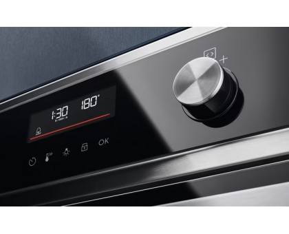 Духовой шкаф Electrolux EOF6P76BX электрический, 65л, A+, дисплей, конвекция, пиролиз, телескопические направляющие, черный Духовой шкаф Electrolux EOF6P76BX электрический, 65л, A+, дисплей, конвекция, пиролиз, телескопические направляющие, черный