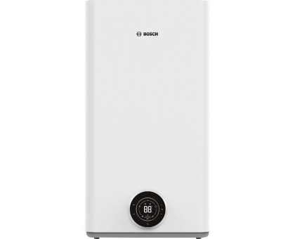 Водонагрівач електр. BOSCH плаский слім Tronic 4500, 100л, 1.5кВт, ун. монтаж, електр. кер-ння, B, білий Водонагрівач електр. BOSCH плаский слім Tronic 4500, 100л, 1.5кВт, ун. монтаж, електр. кер-ння, B, білий