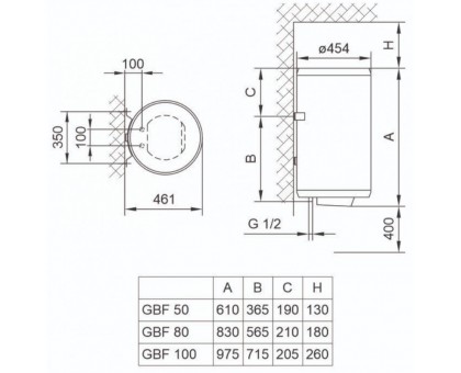 Водонагреватель Tiki GBF80/UA_TIKI GBF80/UA 80 л, круглый, сухой тэн, мех. упр-ние, C, 700097 Водонагреватель Tiki GBF80/UA_TIKI GBF80/UA 80 л, круглый, сухой тэн, мех. упр-ние, C, 700097