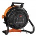 Тепловая пушка электрическая Neo Tools 90-071, 2в1, 2.4кВт, 35-50м кв, 460м куб/ч, цифровая регулировка, чёрно-оранжевый