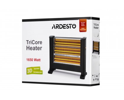 Обігрівач інфрачервоний ARDESTO IHS-1650 кварцевий, 15м2, 1650Вт, мех. упр-ння, підлоговий, чорний Обігрівач інфрачервоний ARDESTO IHS-1650 кварцевий, 15м2, 1650Вт, мех. упр-ння, підлоговий, чорний