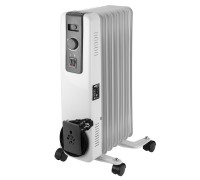 Обігрівач оливний Neo Tools 90-151, 20м2, 1500Вт, мех. упр-ння, 7 секцій, білий