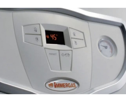 Котел газовий Immergas 3.020856/71.MT7.00.36 Mini Eolo 28 3 E двоконтурний турбований 28кВт з димоходом 71.MT7.00.36 в комплекті